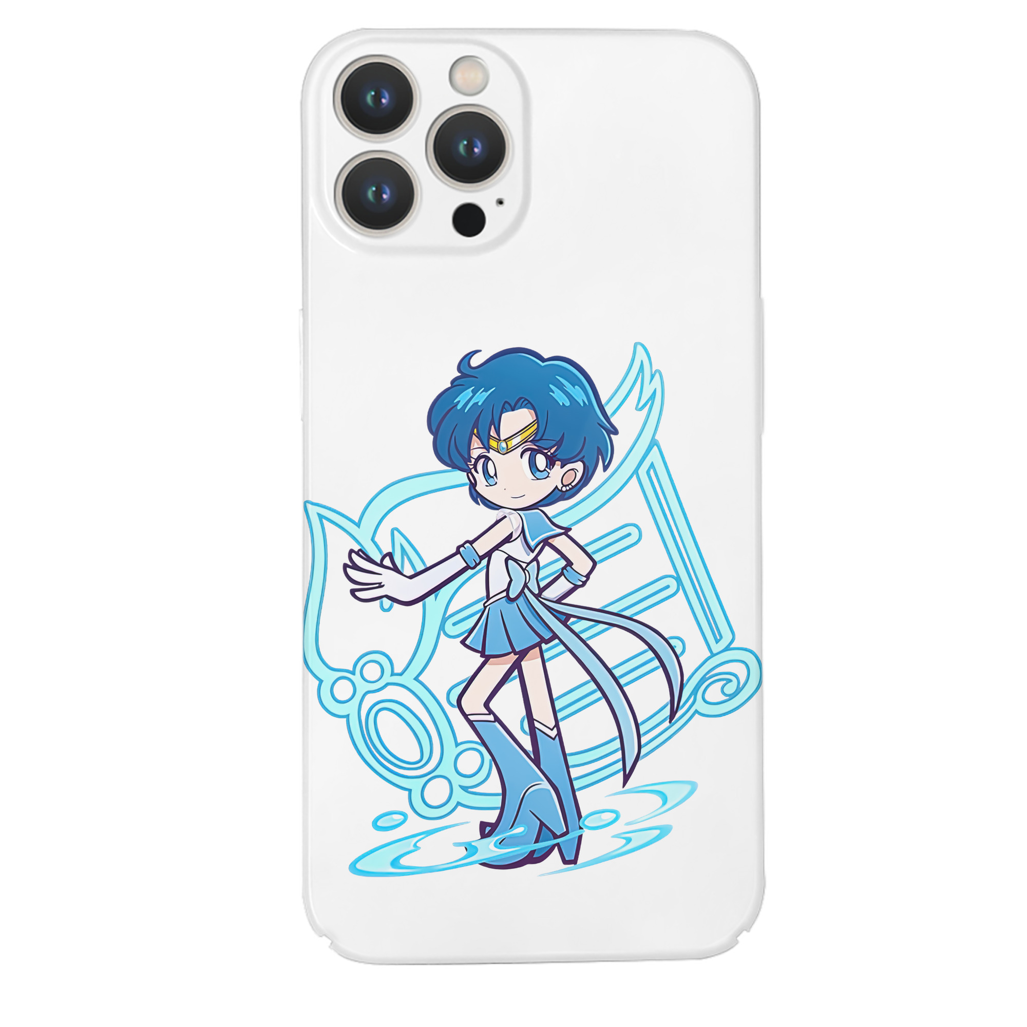 （画像用） 美少女戦士セーラームーン 水野 亜美 みずの あみ Sailor Moon Mizuno Ami 【iPhone 14シリーズ対応】ハードケース